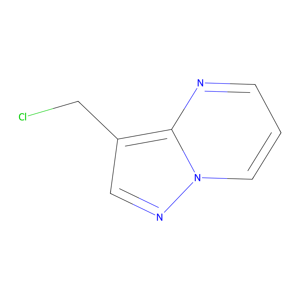 3-(Chloromethyl)pyrazolo(1,5-a)pyrimidine molecular structure, CAS 1824080-82-1
