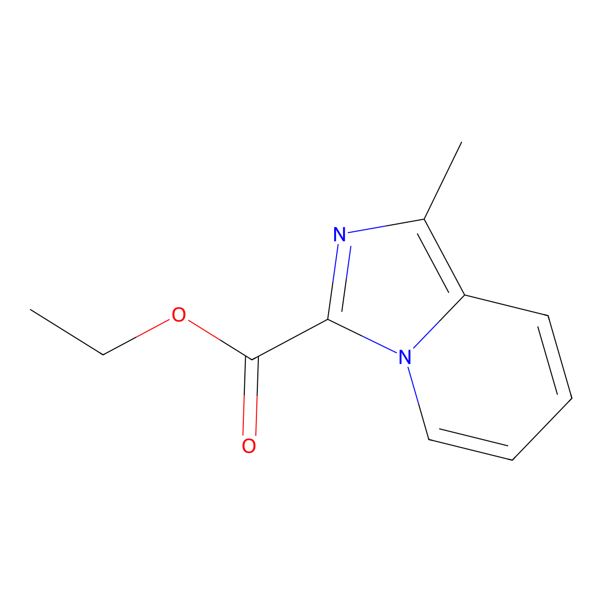 Ethyl 1-methylimidazo[1,5-a]pyridine-3-carboxylate molecular structure, CAS 1824090-23-4