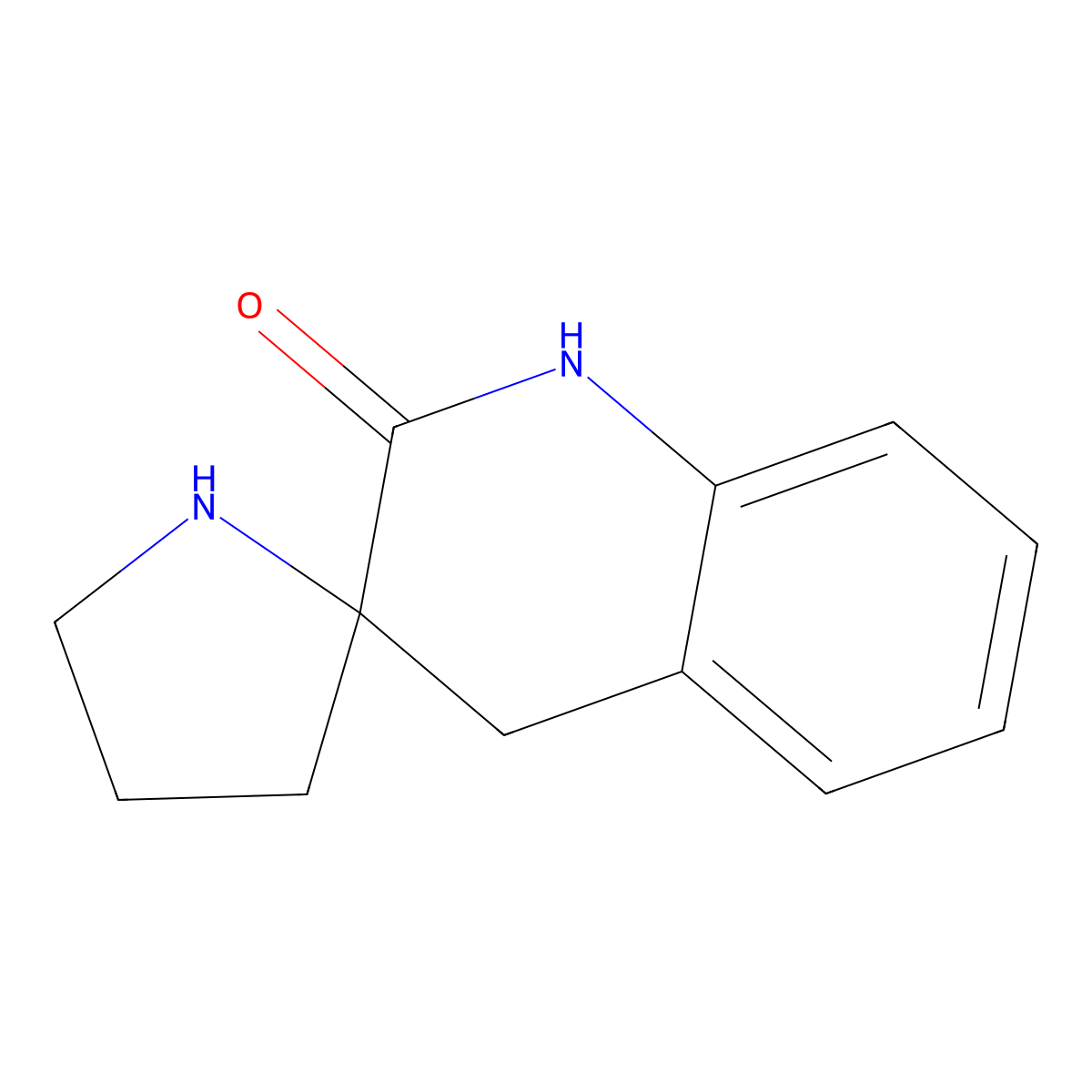 1'H-Spiro[pyrrolidine-2,3'-quinolin]-2'(4'H)-one molecular structure, CAS 1824095-01-3