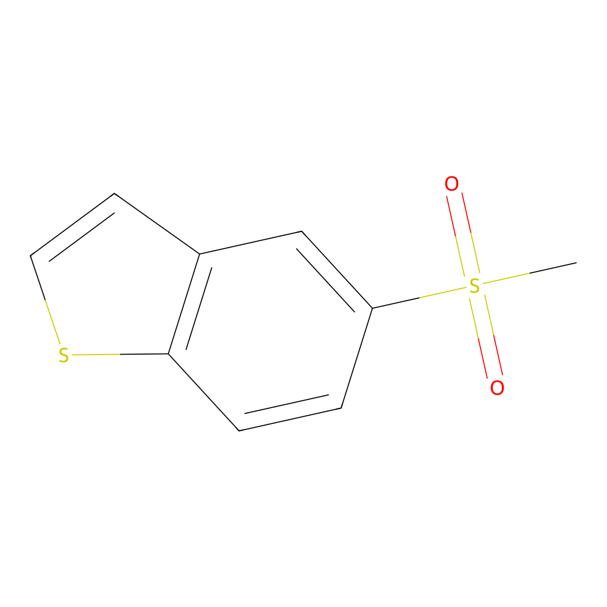 5-Methanesulfonyl-1-benzothiophene molecular structure, CAS 1824098-43-2