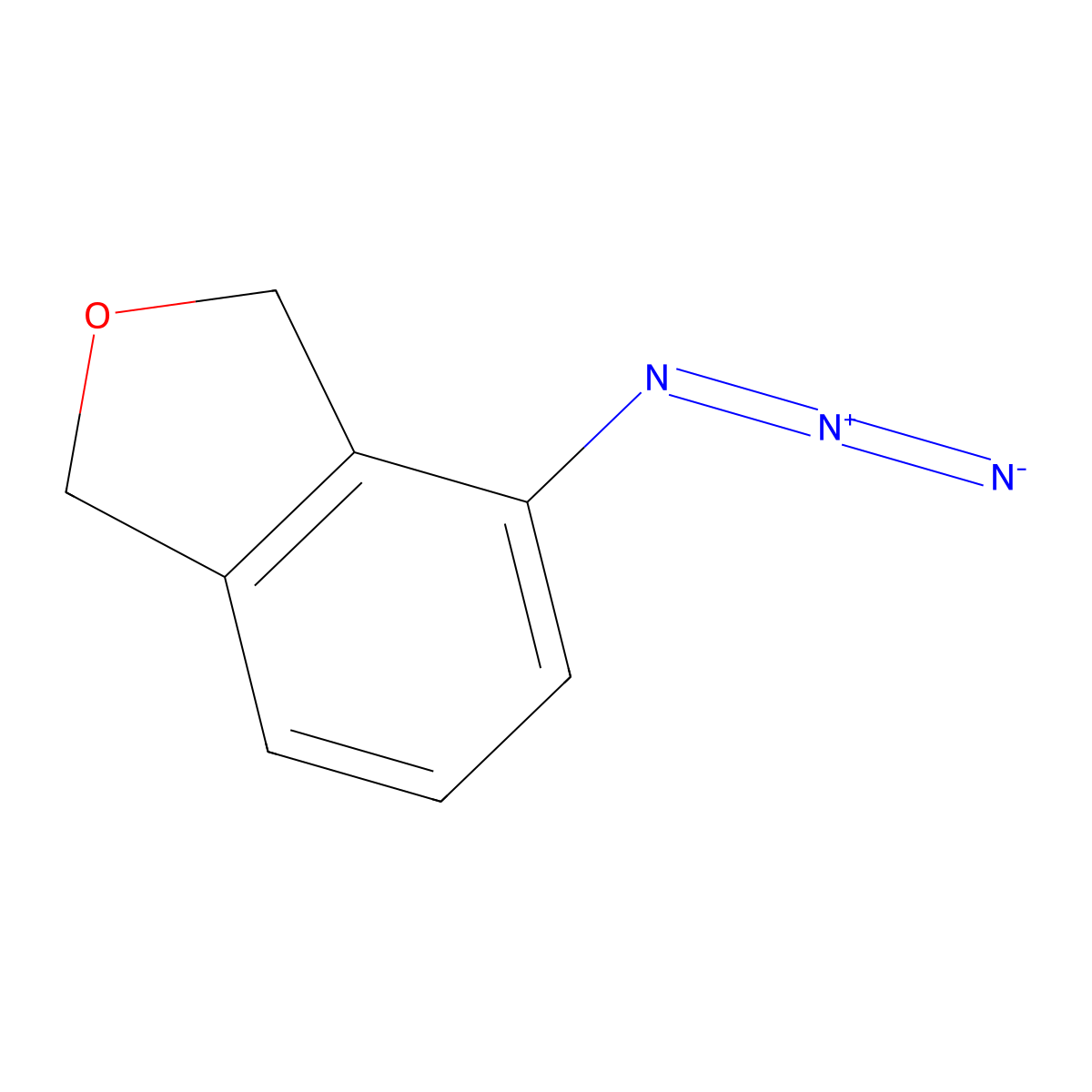 4-Azido-1,3-dihydro-2-benzofuran molecular structure, CAS 1824098-69-2