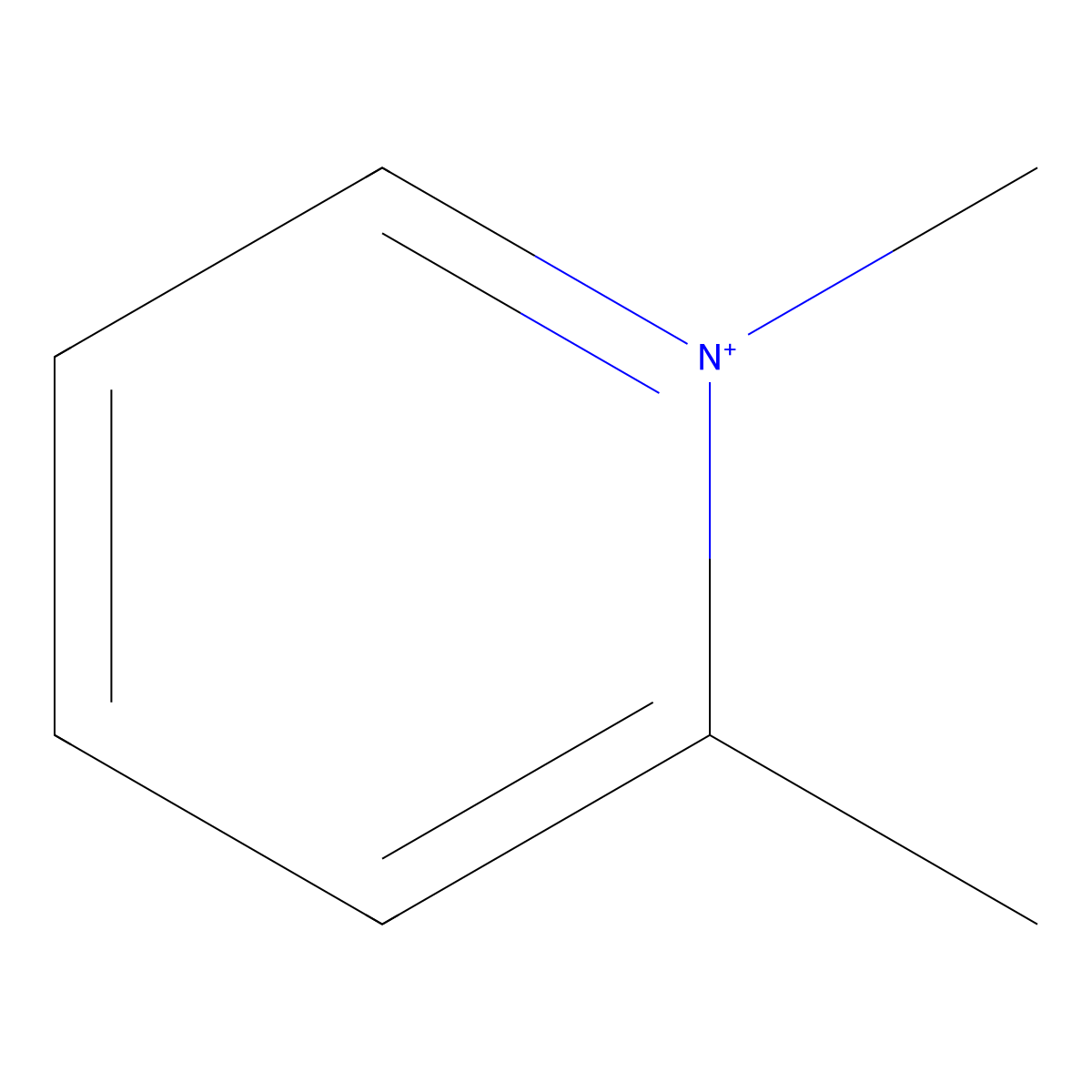 1,2-Dimethylpyridin-1-ium molecular structure, CAS 18241-33-3