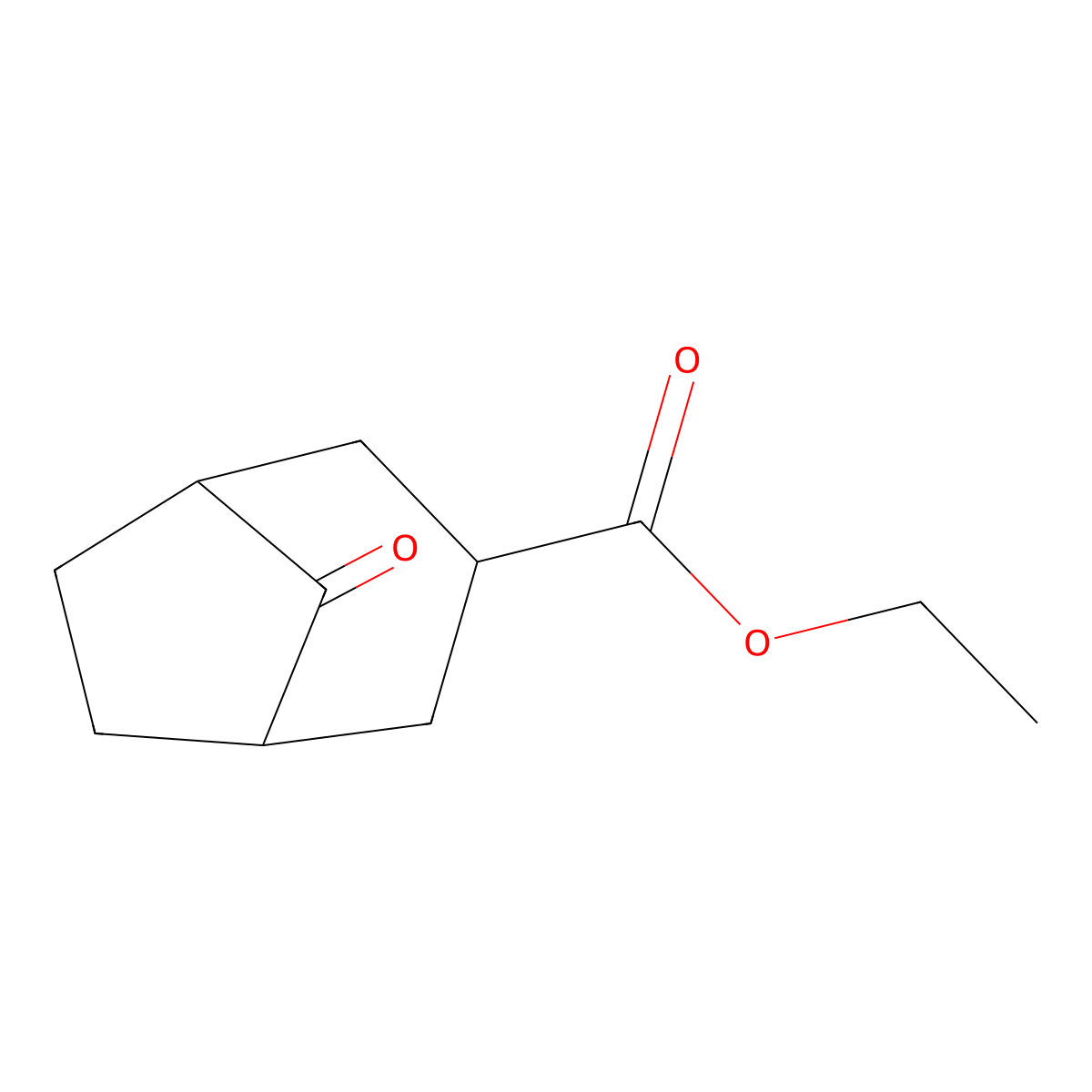 Ethyl 8-oxobicyclo[3.2.1]octane-3-carboxylate molecular structure, CAS 1824111-74-1