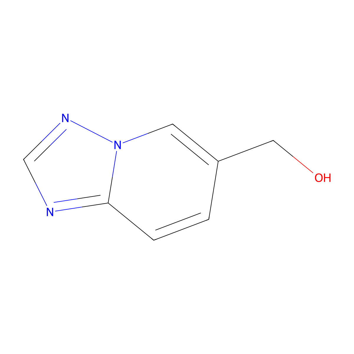 [1,2,4]Triazolo[1,5-a]pyridin-6-ylmethanol molecular structure, CAS 1824113-33-8