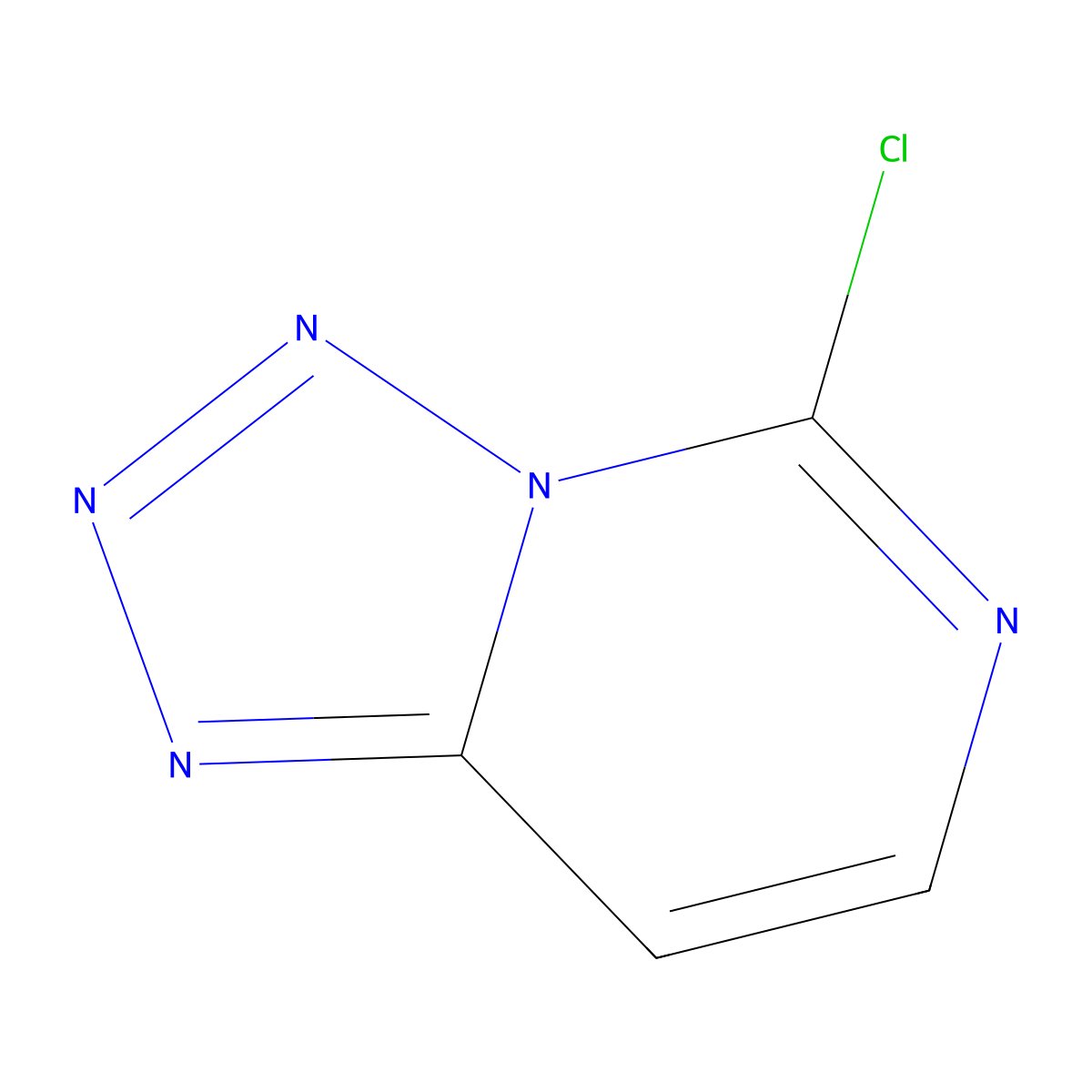5-chlorotetrazolo[1,5-c]pyriMidine molecular structure, CAS 1824122-98-6