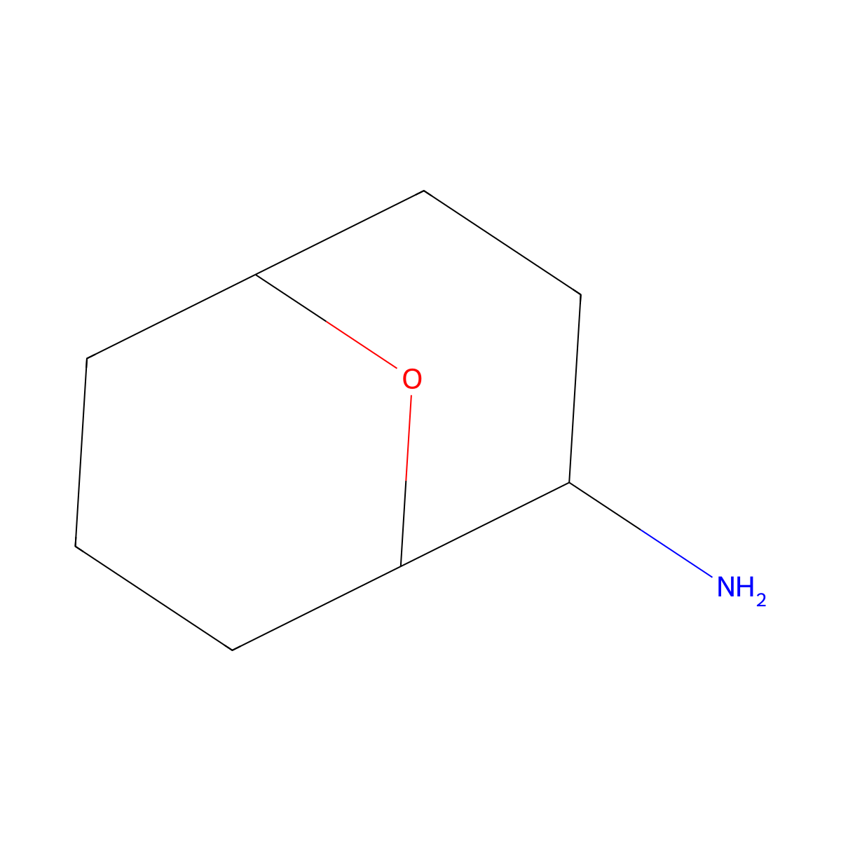 9-Oxabicyclo[3.3.1]nonan-2-amine molecular structure, CAS 1824130-38-2
