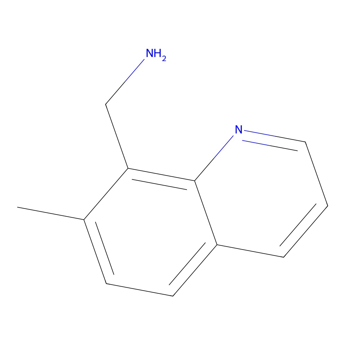(7-Methylquinolin-8-yl)methanamine molecular structure, CAS 1824138-46-6