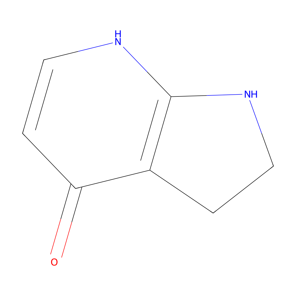 2,3-Dihydro-1H-pyrrolo[2,3-b]pyridin-4-ol molecular structure, CAS 1824145-72-3