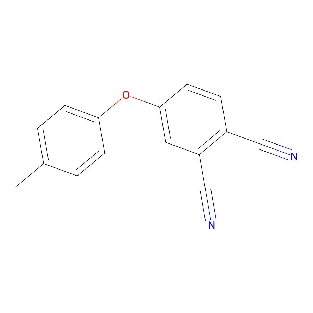 4-(p-Tolyloxy)phthalonitrile molecular structure, CAS 182417-07-8