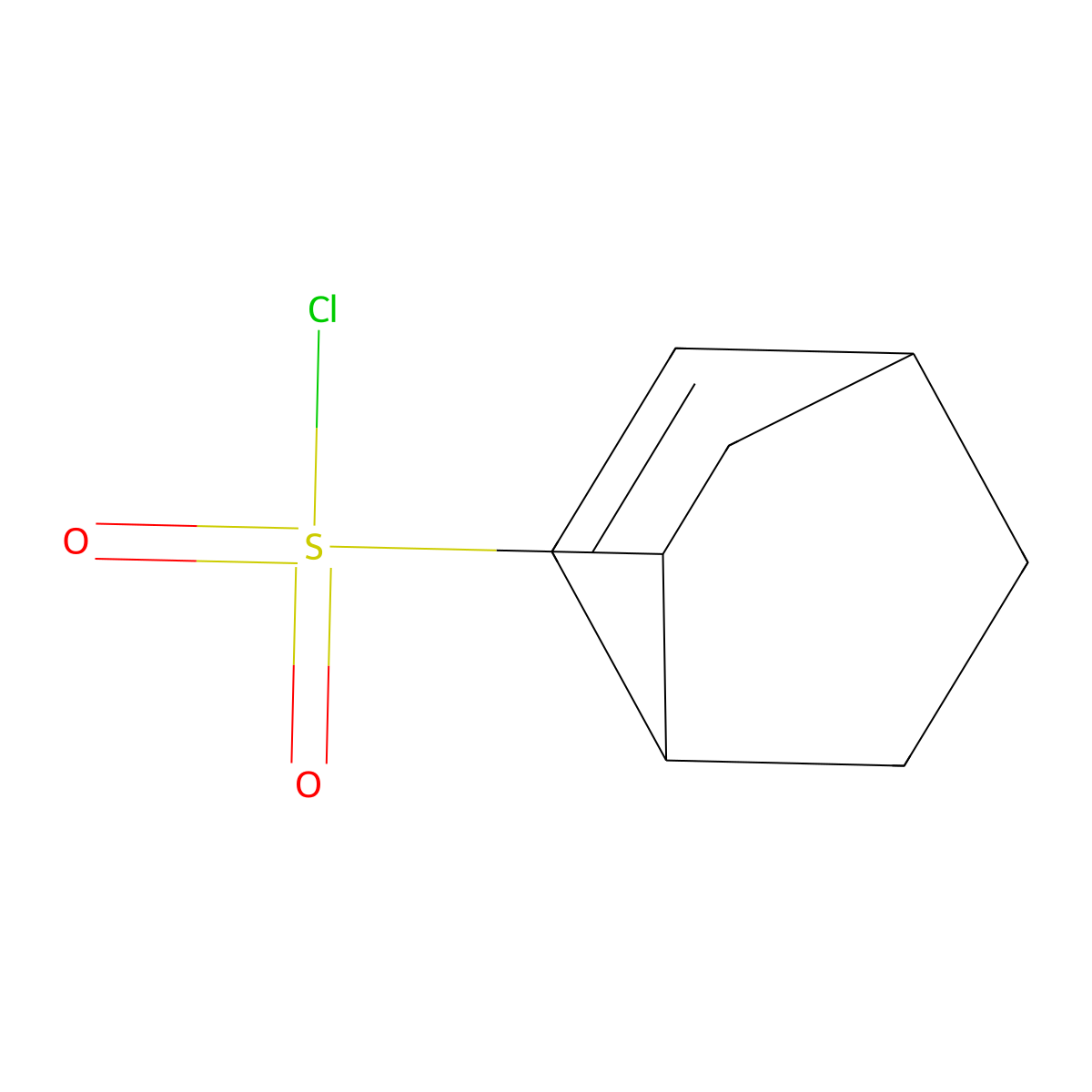 Bicyclo[2.2.2]oct-5-ene-2-sulfonyl chloride molecular structure, CAS 1824186-67-5