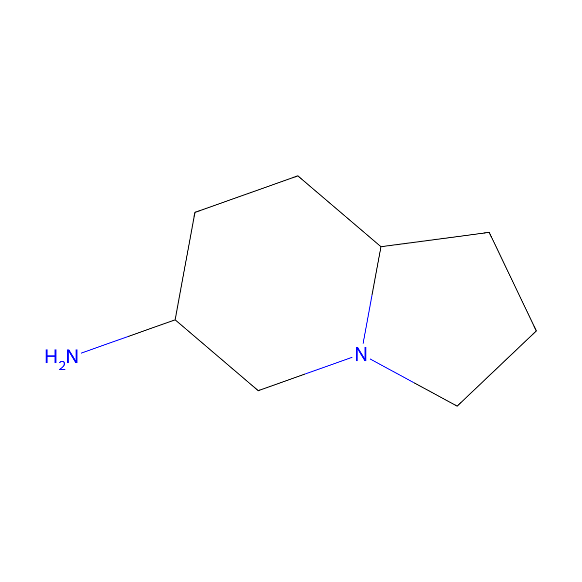 Octahydroindolizin-6-amine molecular structure, CAS 1824202-77-8