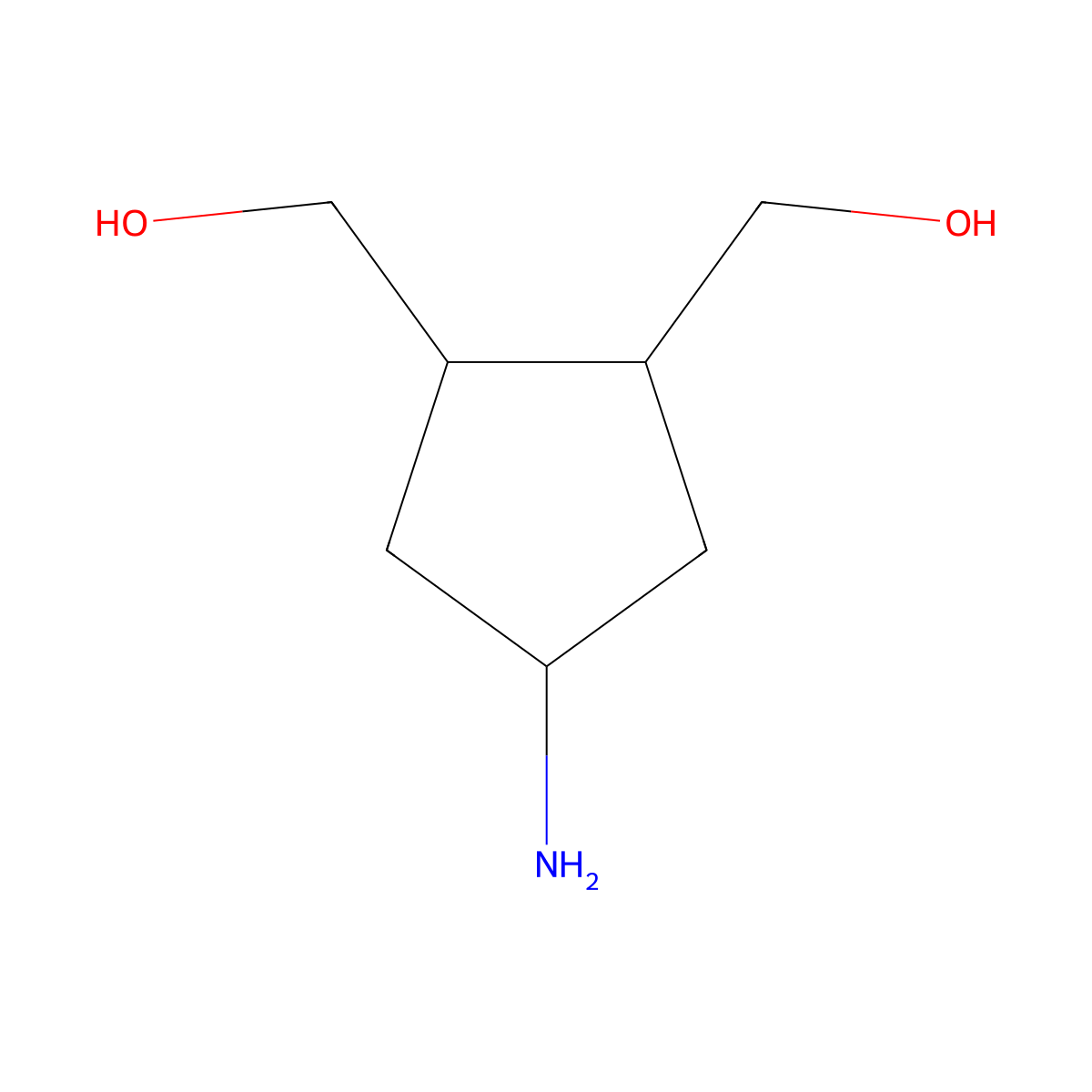 [4-Amino-2-(hydroxymethyl)cyclopentyl]methanol molecular structure, CAS 1824220-32-7