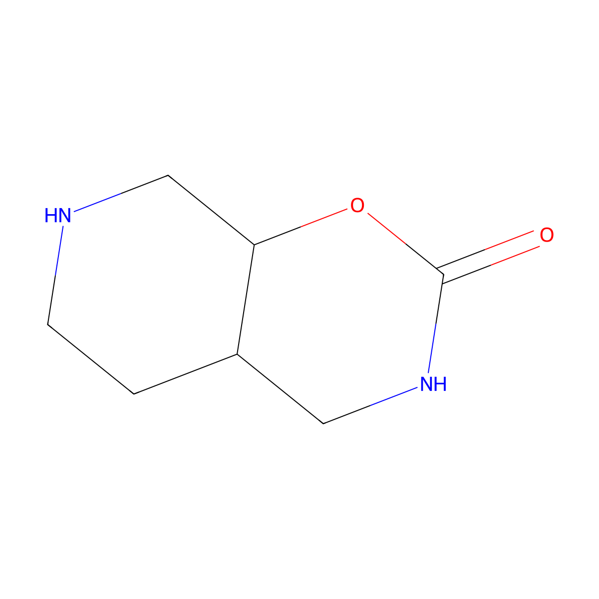 octahydro-2H-pyrido[4,3-e][1,3]oxazin-2-one molecular structure, CAS 1824249-68-4