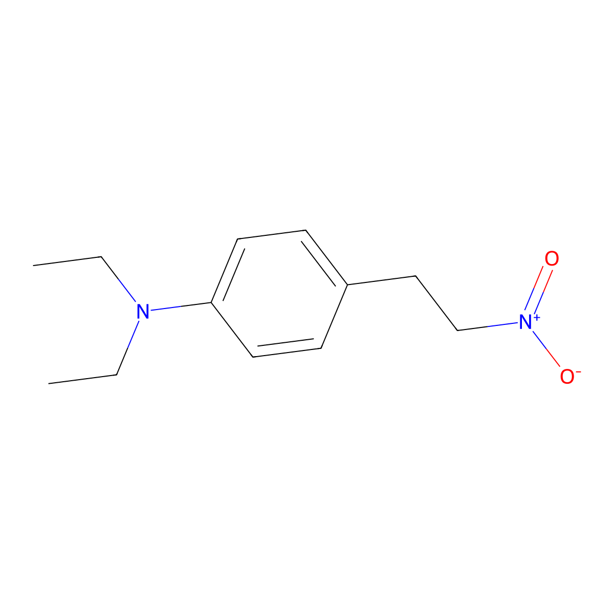 (1-(4-Diethylamino)phenyl)-2-nitroethane molecular structure, CAS 1824264-08-5