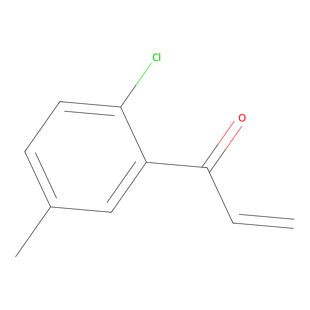 1-(2-Chloro-5-methylphenyl)prop-2-en-1-one molecular structure, CAS 1824267-36-8