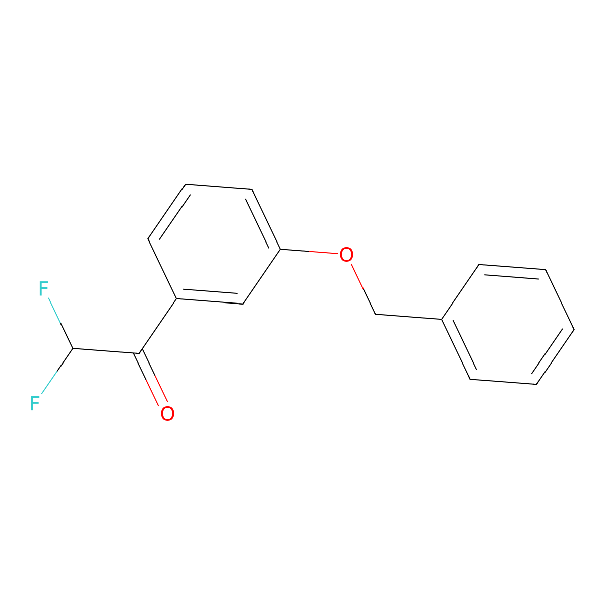 1-(3-(BenZyloxy)phenyl)-2,2-difluoroethanone molecular structure, CAS 1824268-39-4