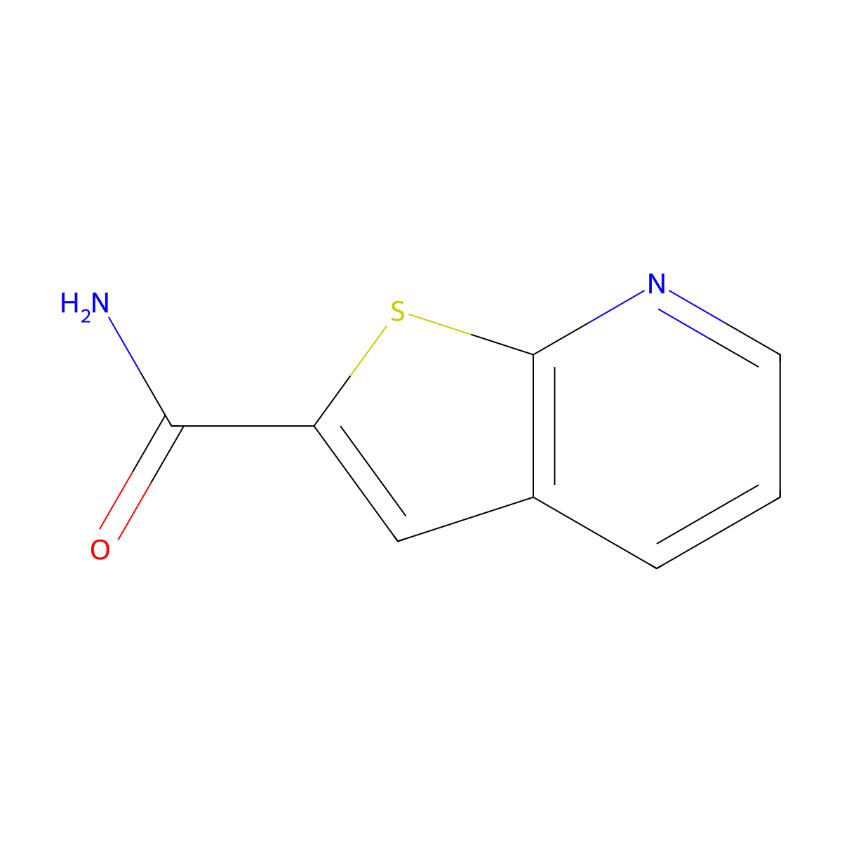 Thieno[2,3-b]pyridine-2-carboxamide molecular structure, CAS 1824270-94-1