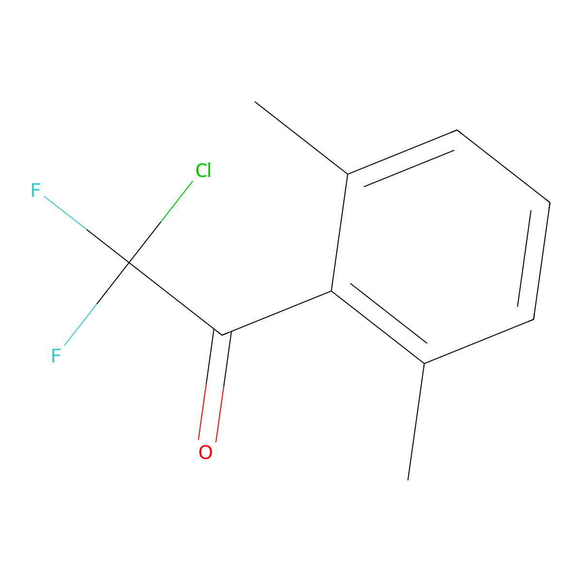 1-(2,6-Dimethylphenyl)-2-chloro-2,2-difluoroethanone molecular structure, CAS 1824271-10-4