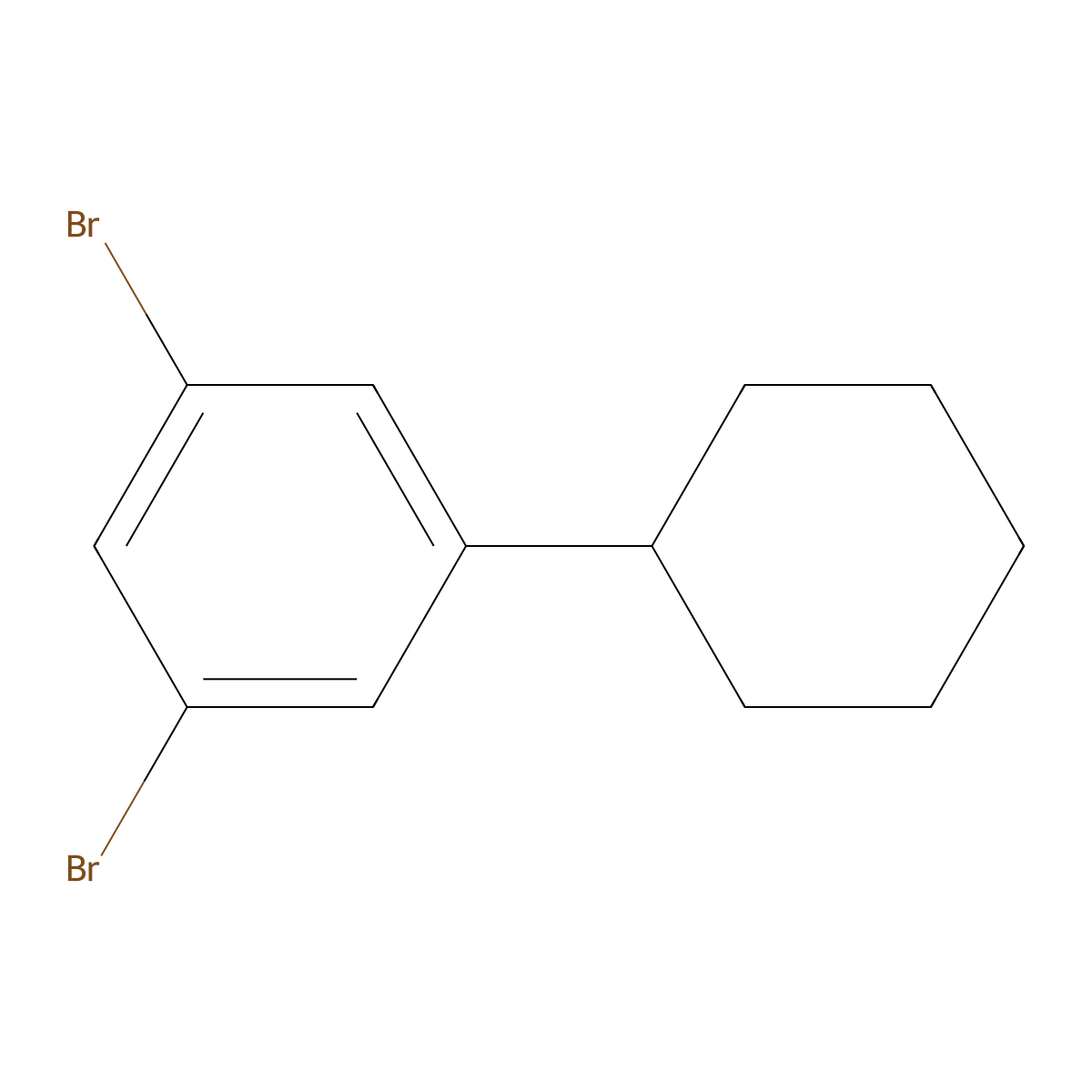 1,3-Dibromo-5-cyclohexylbenzene molecular structure, CAS 1824285-06-4