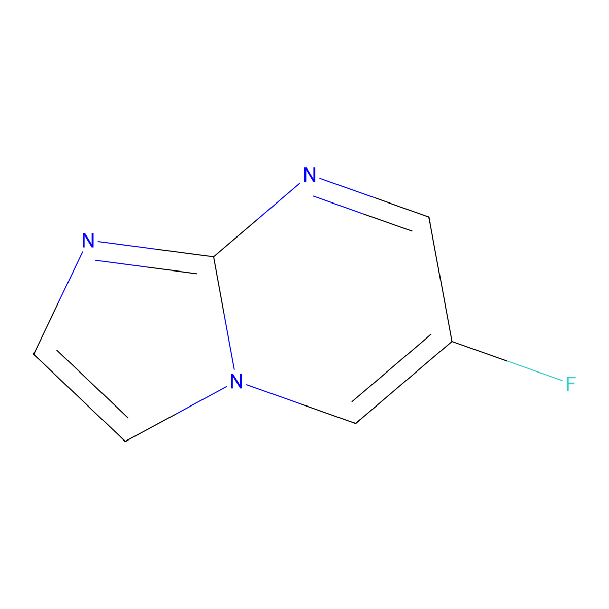 6-Fluoroimidazo[1,2-a]pyrimidine molecular structure, CAS 1824290-42-7