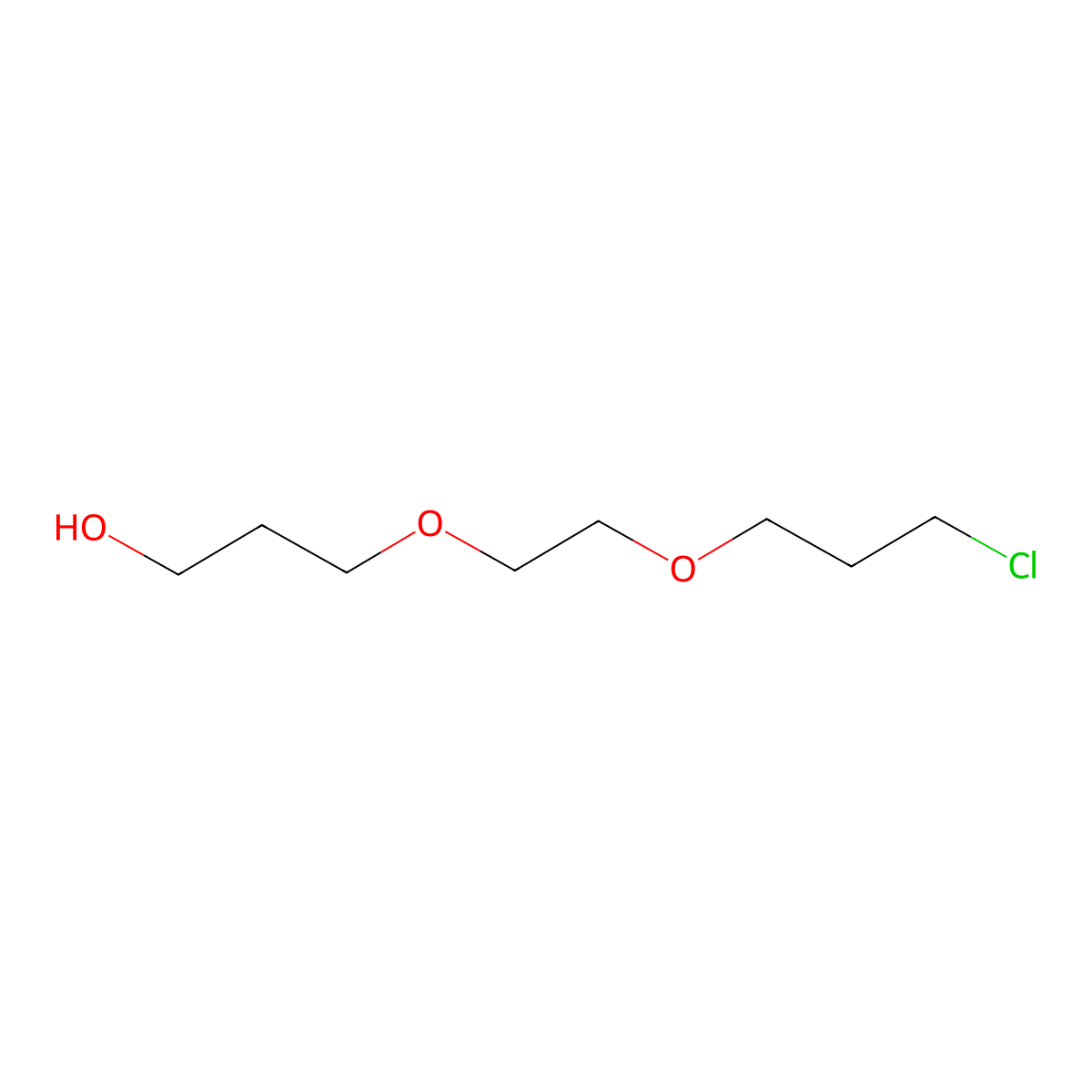 3-(2-(3-Chloropropoxy)ethoxy)propan-1-ol molecular structure, CAS 1824299-36-6