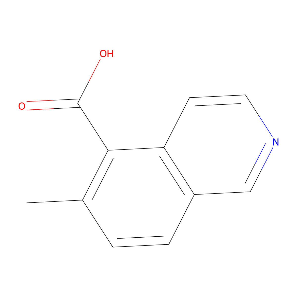 6-Methylisoquinoline-5-carboxylic acid molecular structure, CAS 1824316-33-7