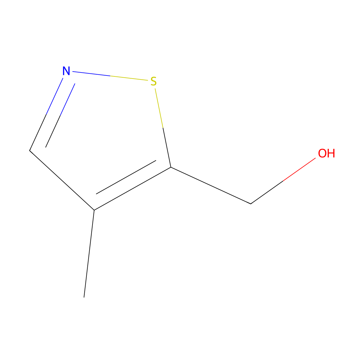 (4-Methyl-1,2-thiazol-5-yl)methanol molecular structure, CAS 1824317-17-0