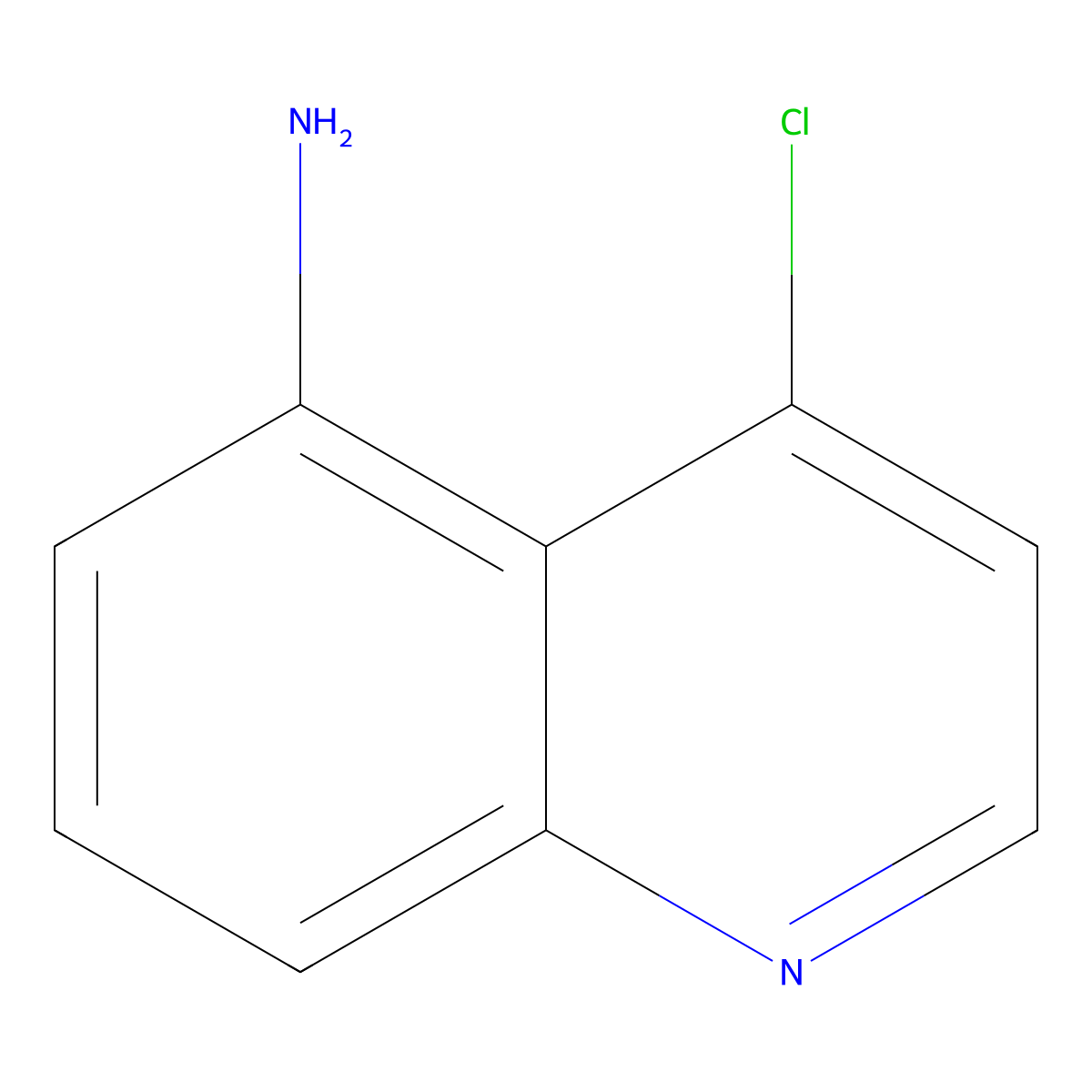 4-Chloroquinolin-5-amine molecular structure, CAS 1824318-74-2