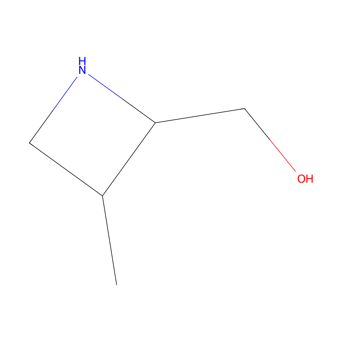 (3-Methylazetidin-2-yl)methanol molecular structure, CAS 1824323-79-6