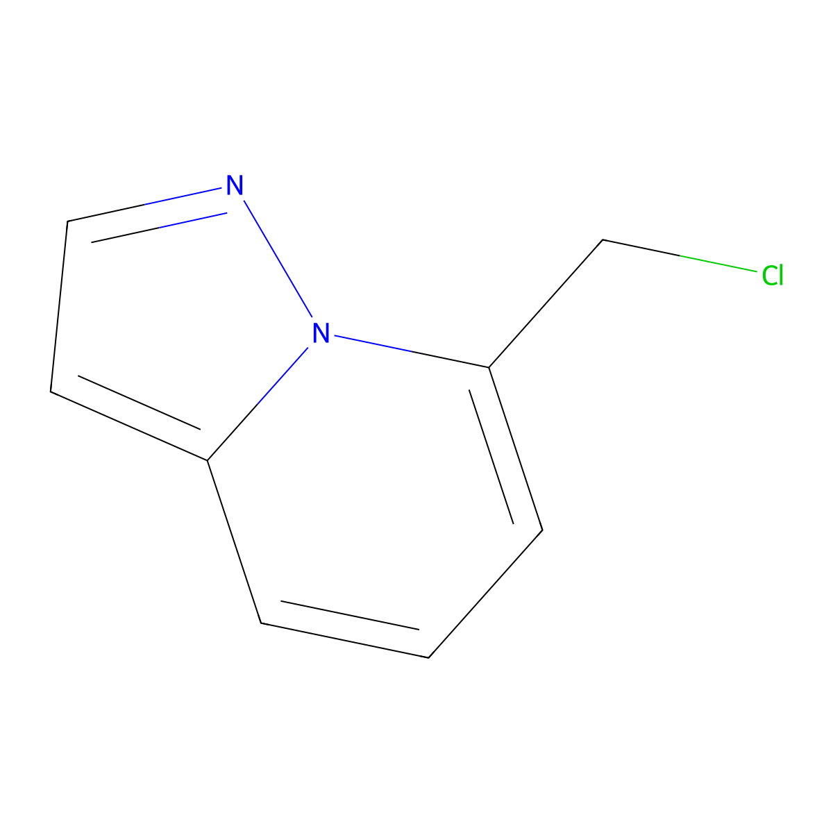 7-(Chloromethyl)pyrazolo(1,5-a)pyridine molecular structure, CAS 1824340-85-3