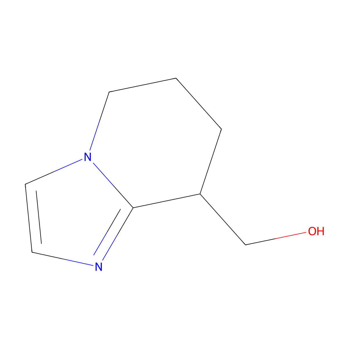 {5H,6H,7H,8H-imidazo[1,2-a]pyridin-8-yl}methanol molecular structure, CAS 1824356-77-5
