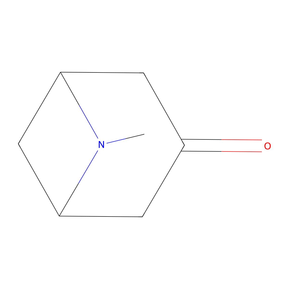 6-Methyl-6-aza-bicyclo[3.1.1]heptan-3-one molecular structure, CAS 1824384-80-6