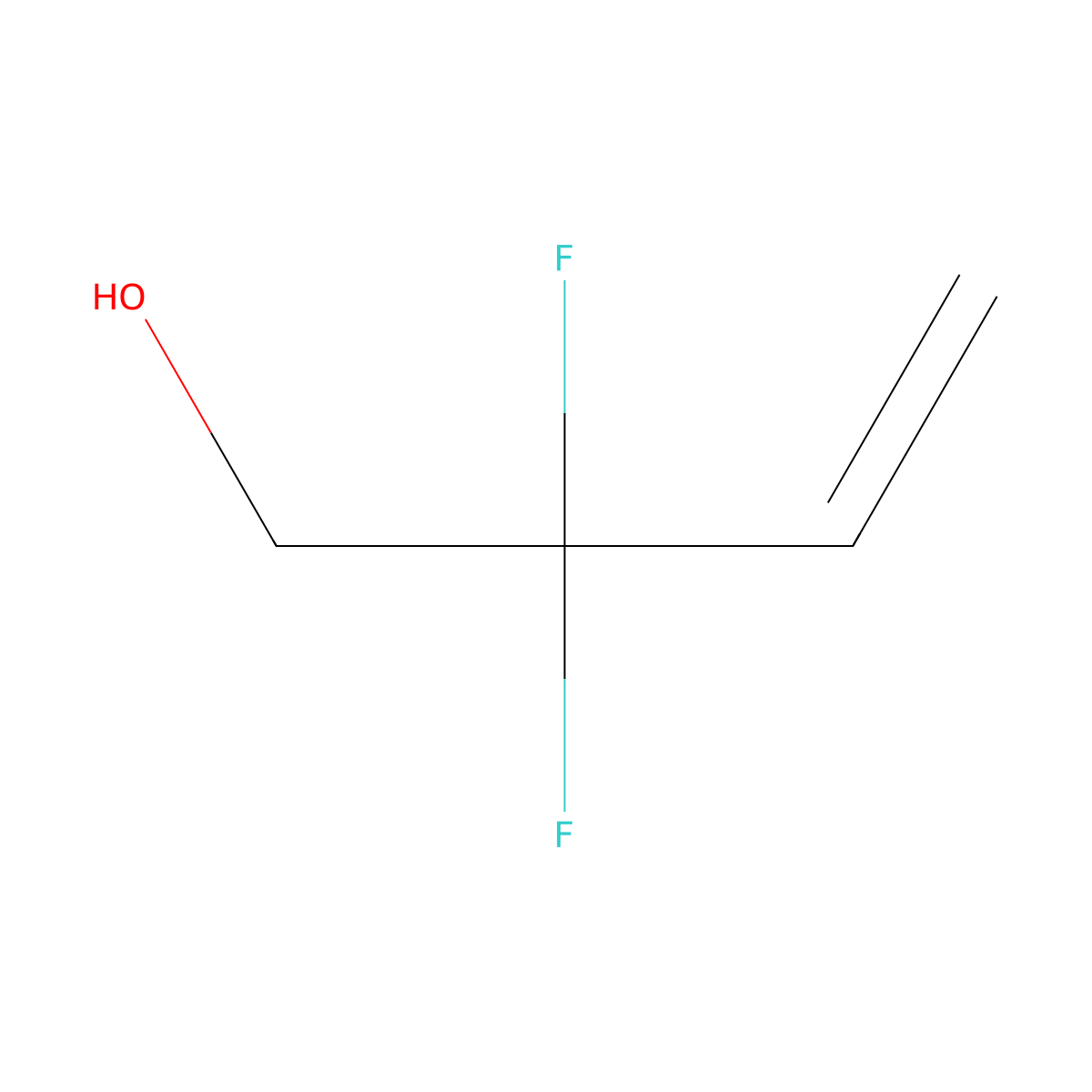 2,2-Difluorobut-3-en-1-ol molecular structure, CAS 182439-31-2