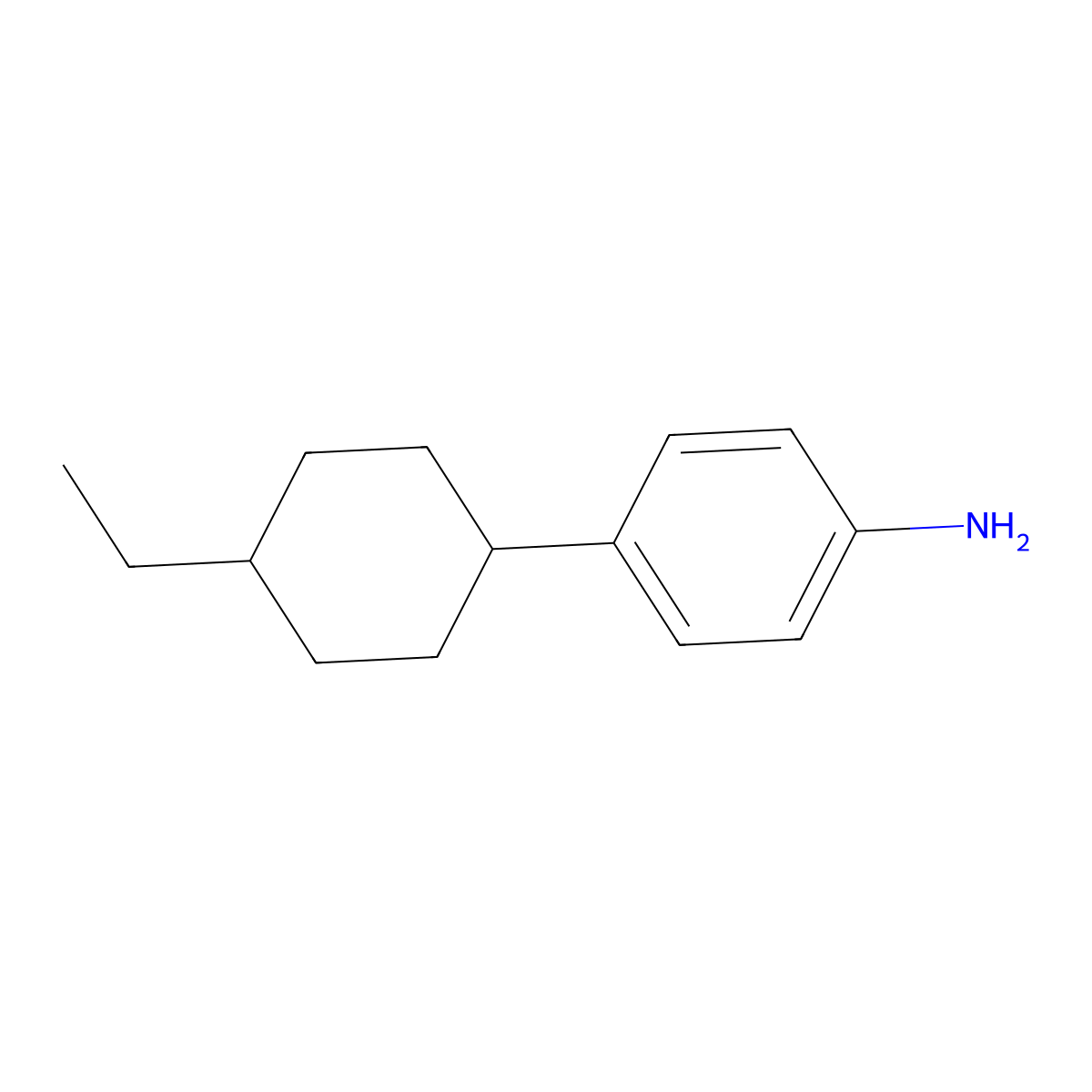 4-(4-Ethylcyclohexyl)aniline molecular structure, CAS 1824391-72-1