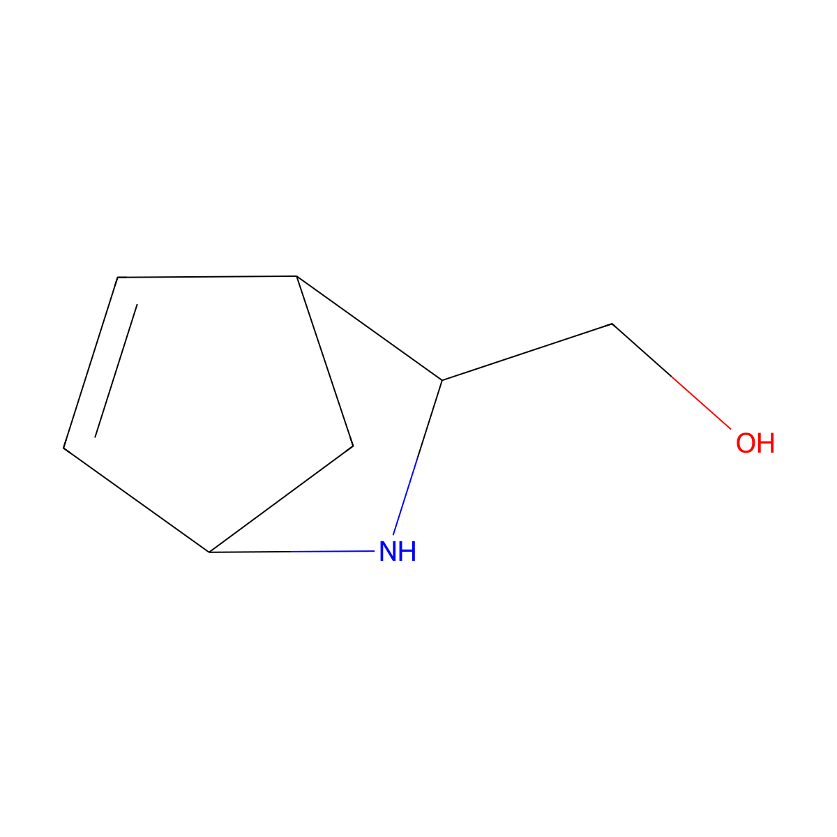 2-Azabicyclo[2.2.1]hept-5-en-3-ylmethanol molecular structure, CAS 1824405-35-7