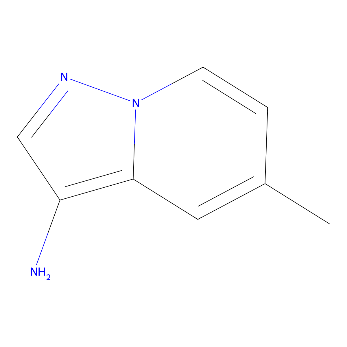 5-Methylpyrazolo[1,5-a]pyridin-3-amine molecular structure, CAS 1824408-73-2