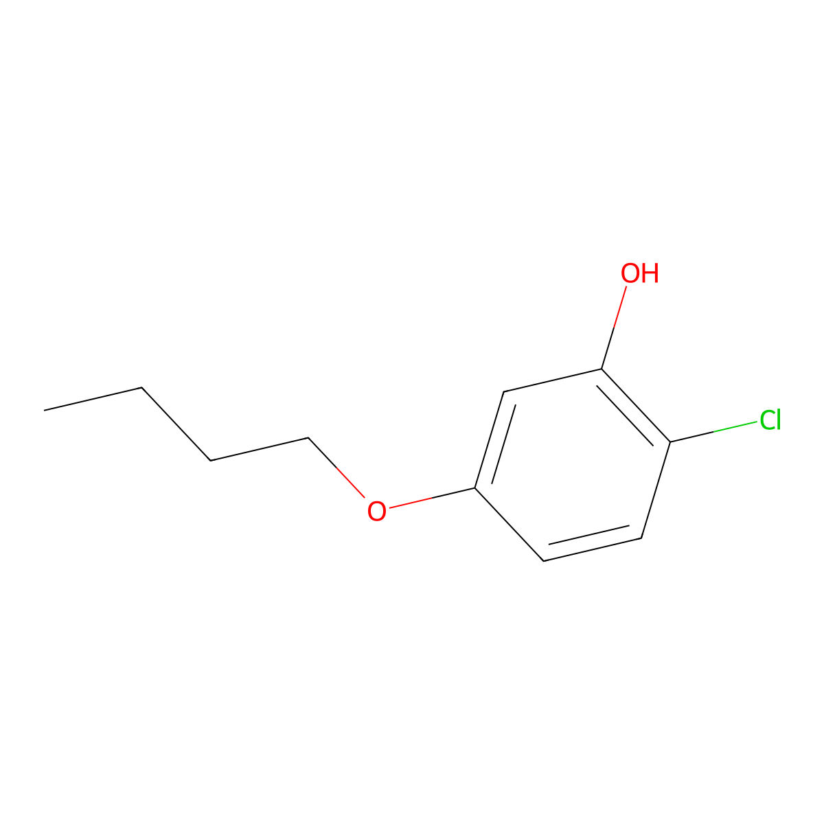 5-Butoxy-2-chlorophenol molecular structure, CAS 1824411-59-7
