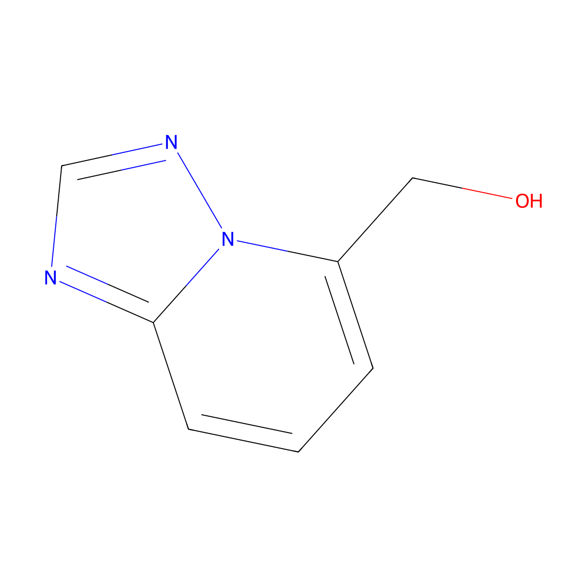 ((1,2,4)Triazolo(1,5-a)pyridin-5-yl)methanol molecular structure, CAS 1824412-94-3