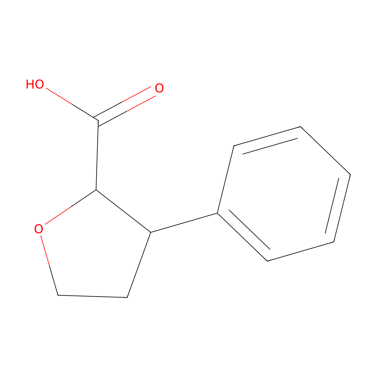 3-Phenyloxolane-2-carboxylic acid molecular structure, CAS 1824423-81-5