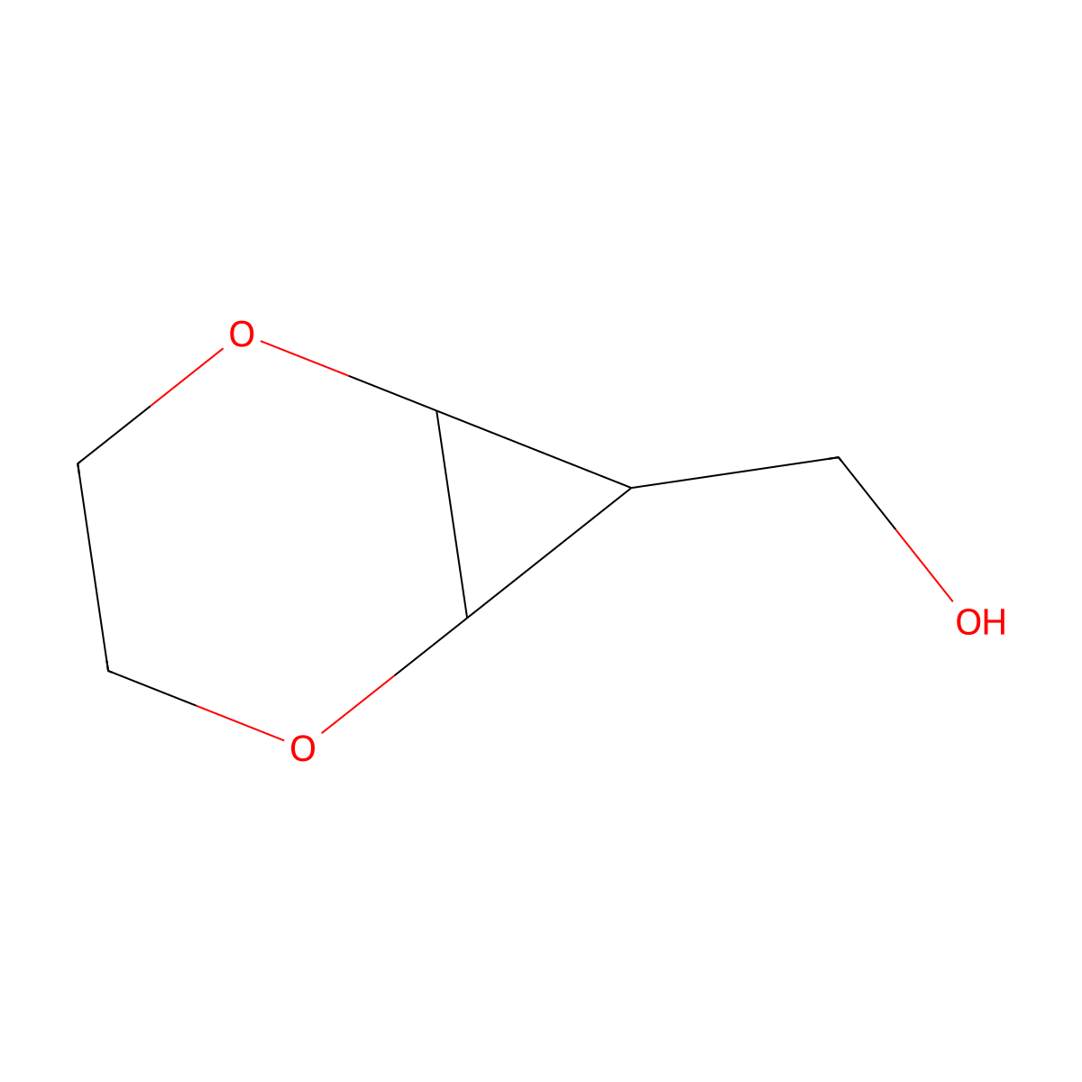 {2,5-Dioxabicyclo[4.1.0]heptan-7-yl}methanol molecular structure, CAS 1824424-75-0