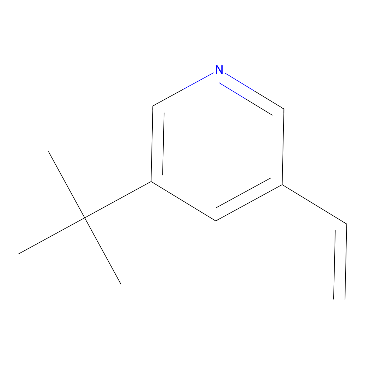 3-(tert-Butyl)-5-vinylpyridine molecular structure, CAS 1824458-94-7
