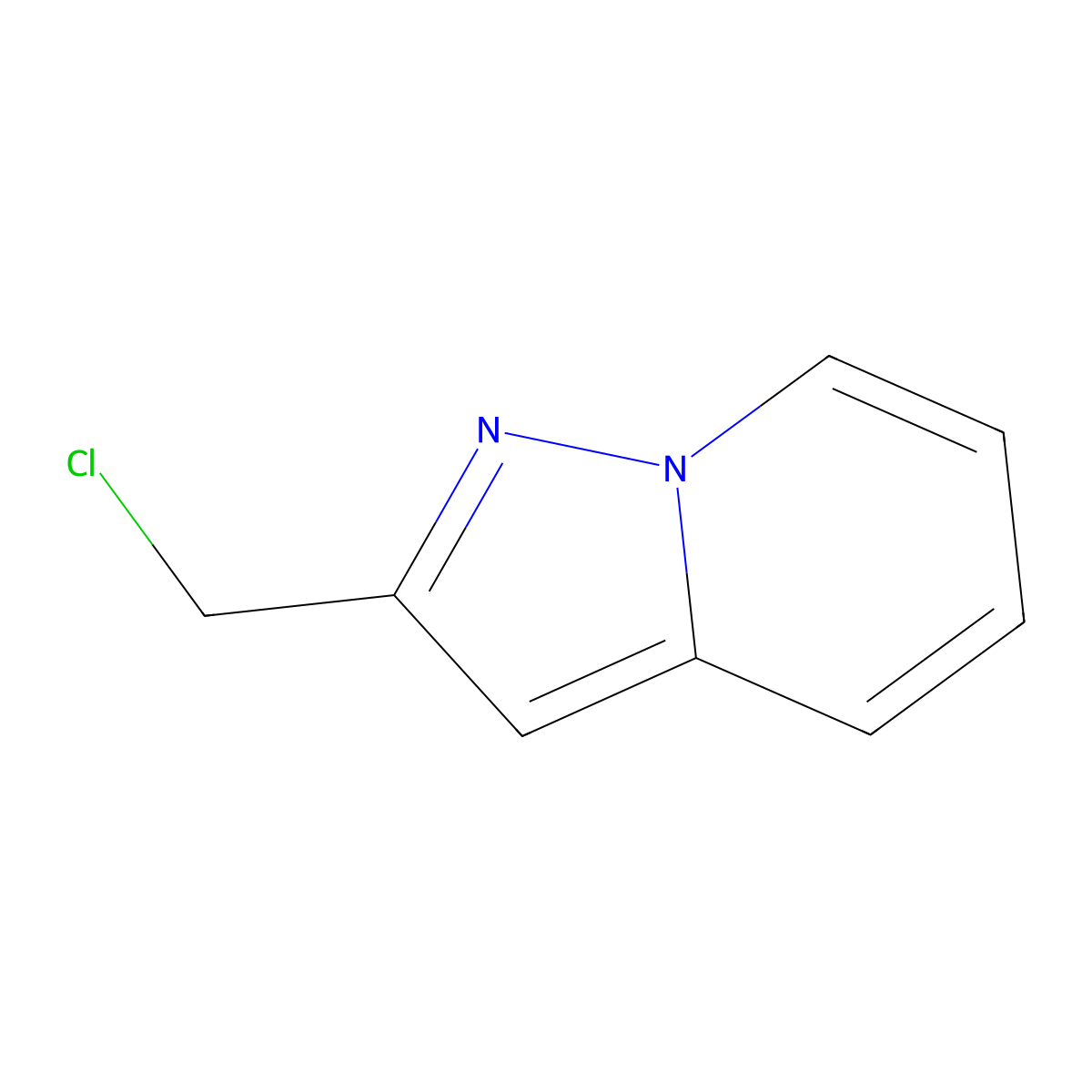 2-(Chloromethyl)pyrazolo[1,5-a]pyridine molecular structure, CAS 1824462-11-4