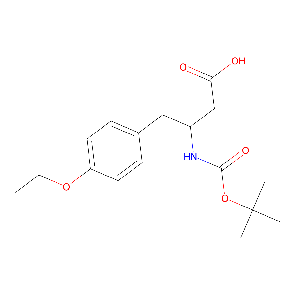 3-(Boc-amino)-4-(4-ethoxyphenyl)butyric Acid molecular structure, CAS 1824464-45-0