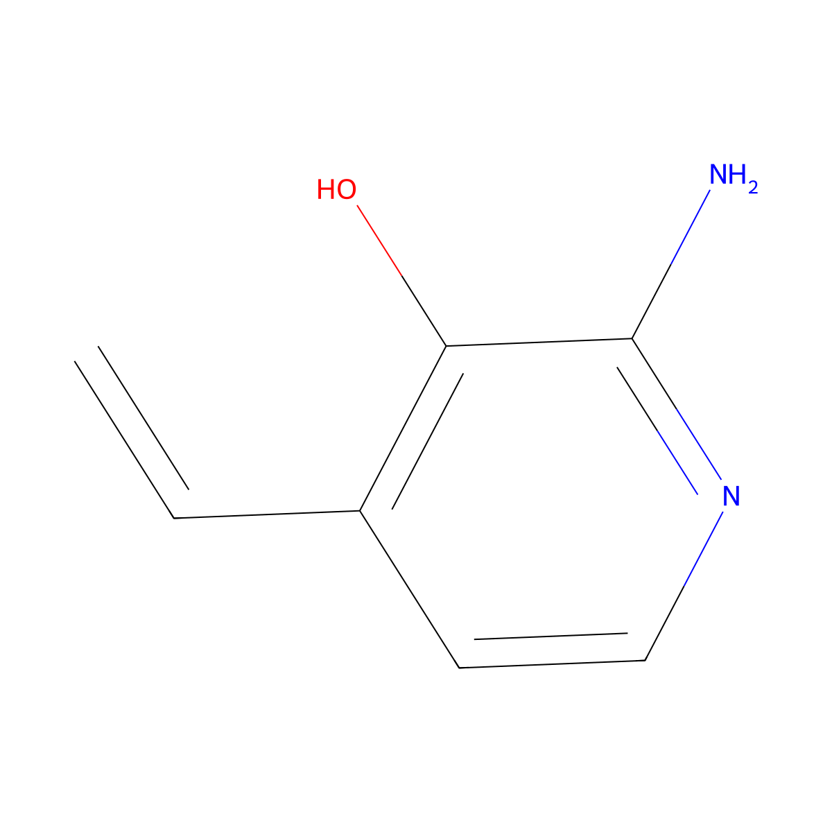 2-Amino-4-ethenylpyridin-3-ol molecular structure, CAS 1824466-23-0