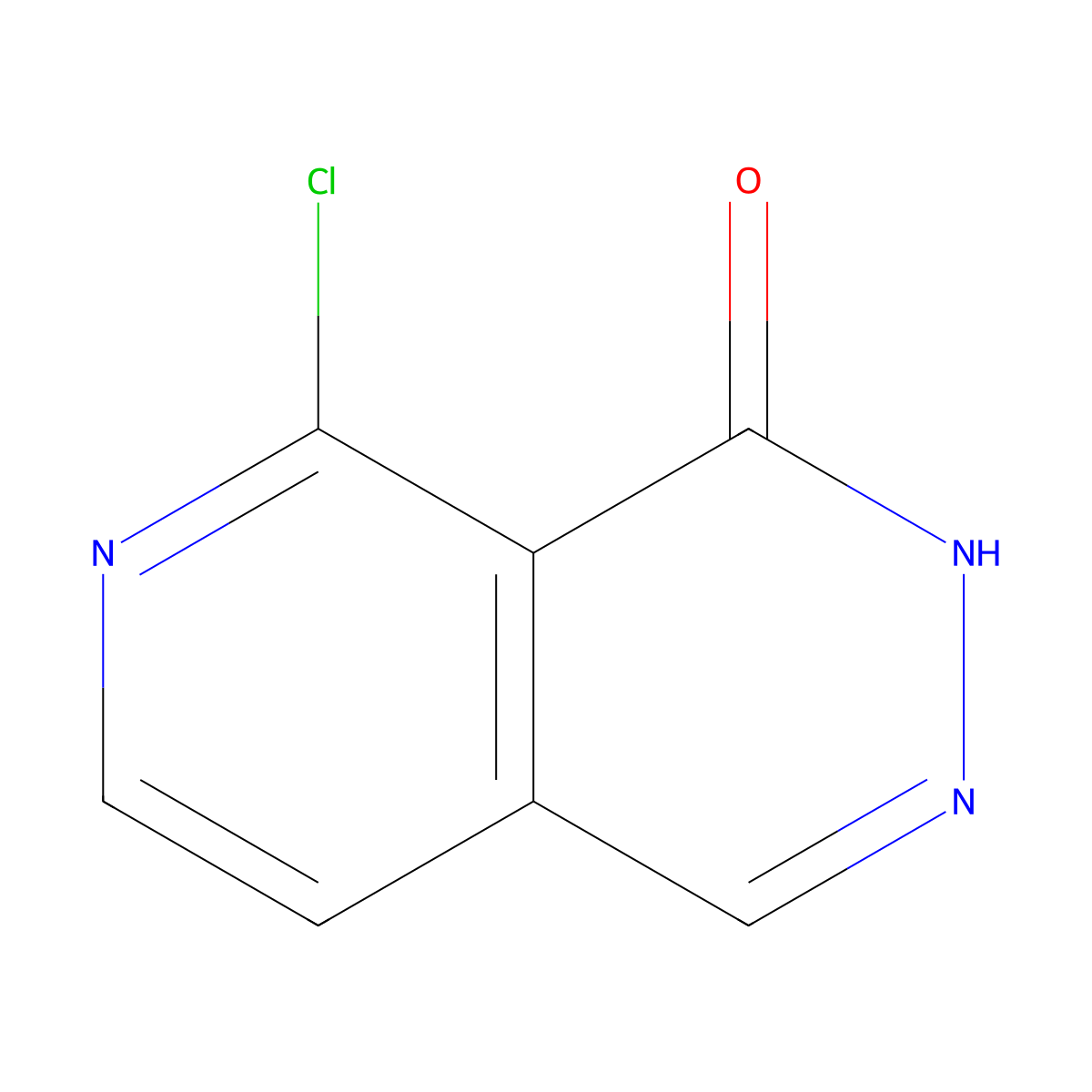 5-Chloropyrido[3,4-d]pyridazin-4(3H)-one molecular structure, CAS 1824466-35-4