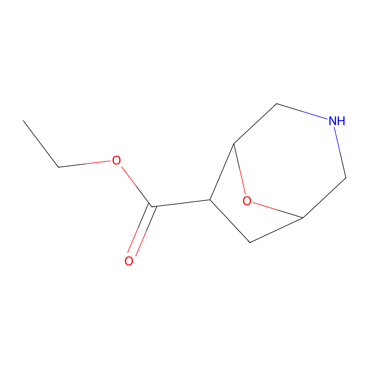 Ethyl 8-oxa-3-azabicyclo[3.2.1]octane-6-carboxylate molecular structure, CAS 1824479-01-7