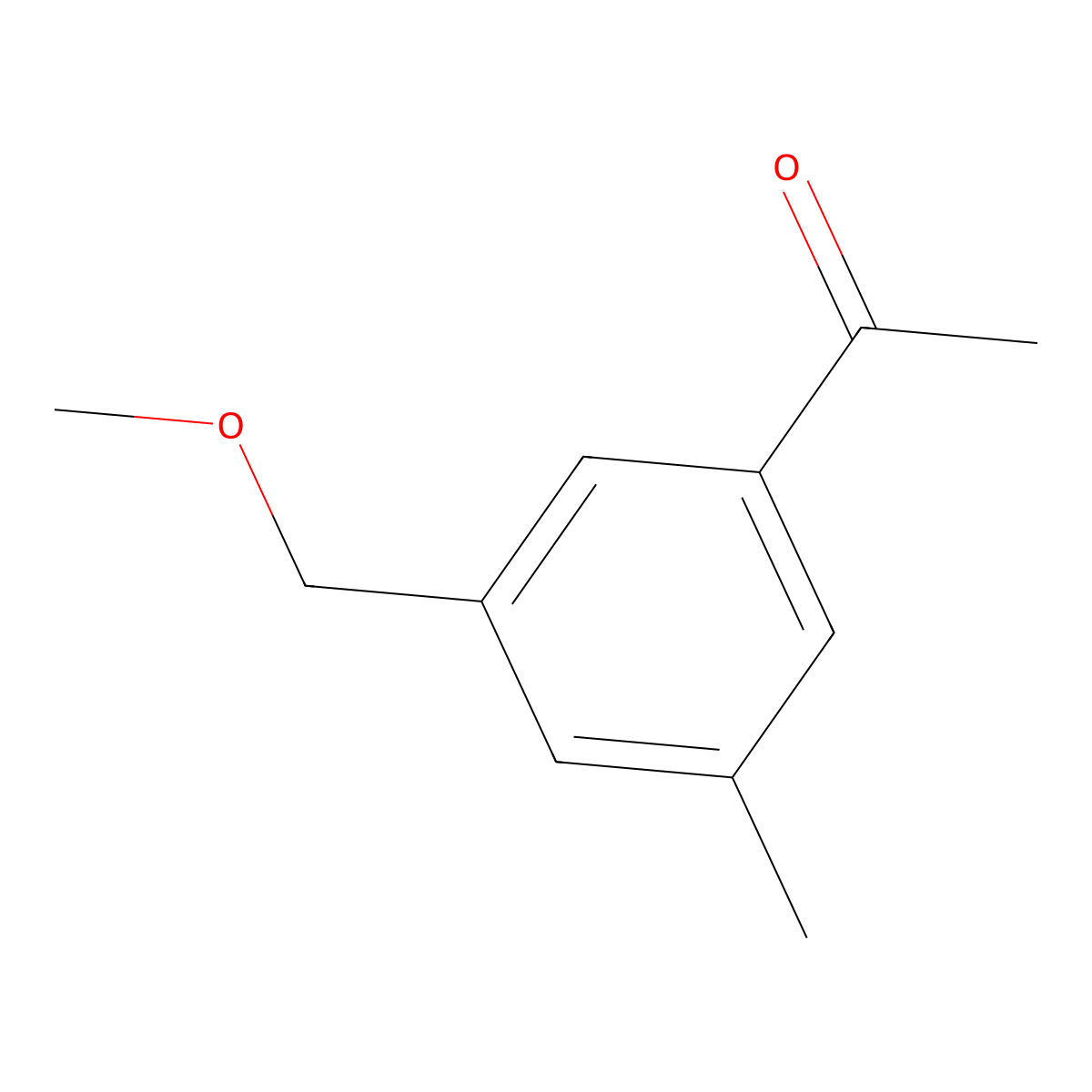 1-(3-(Methoxymethyl)-5-methylphenyl)ethanone molecular structure, CAS 1824490-66-5