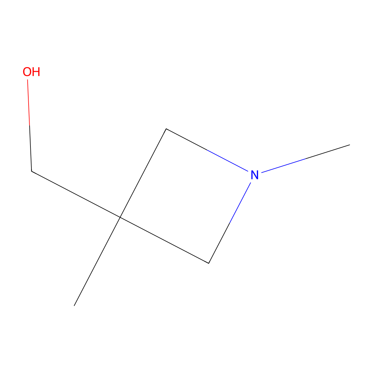 (1,3-Dimethylazetidin-3-yl)methanol molecular structure, CAS 1824492-19-4