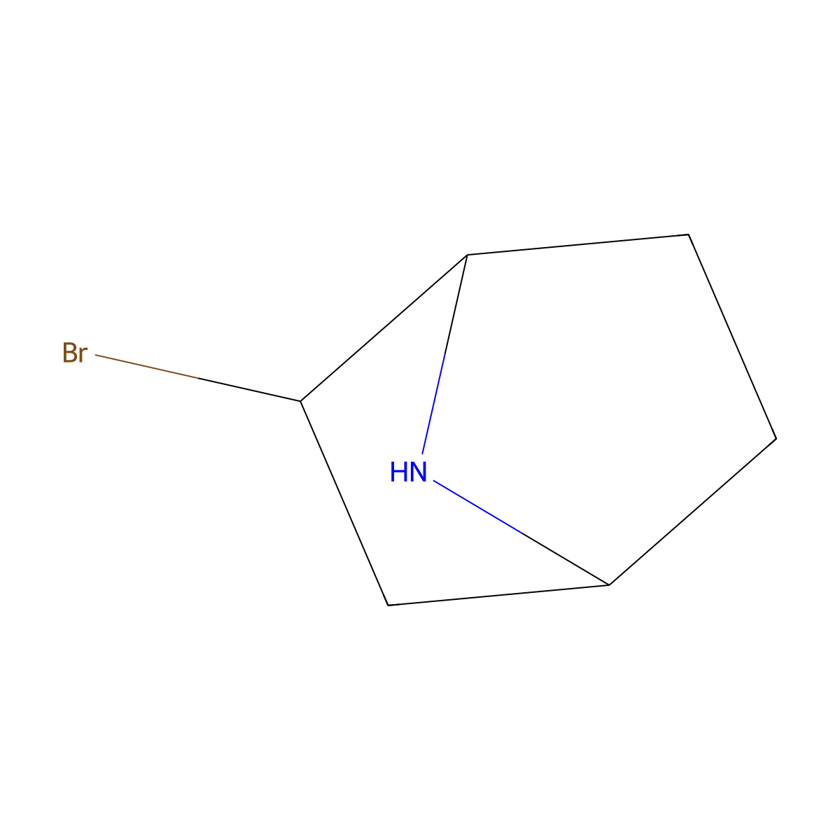 2-Bromo-7-azabicyclo[2.2.1]heptane molecular structure, CAS 1824498-84-1