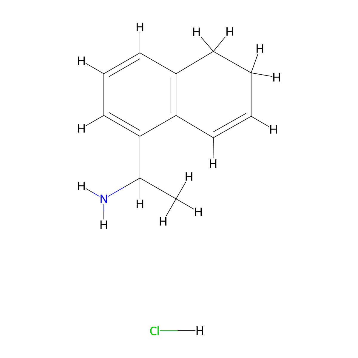 5,6-Dihydro-alpha-methyl-1-naphthalenemethanamine molecular structure, CAS 1824506-44-6